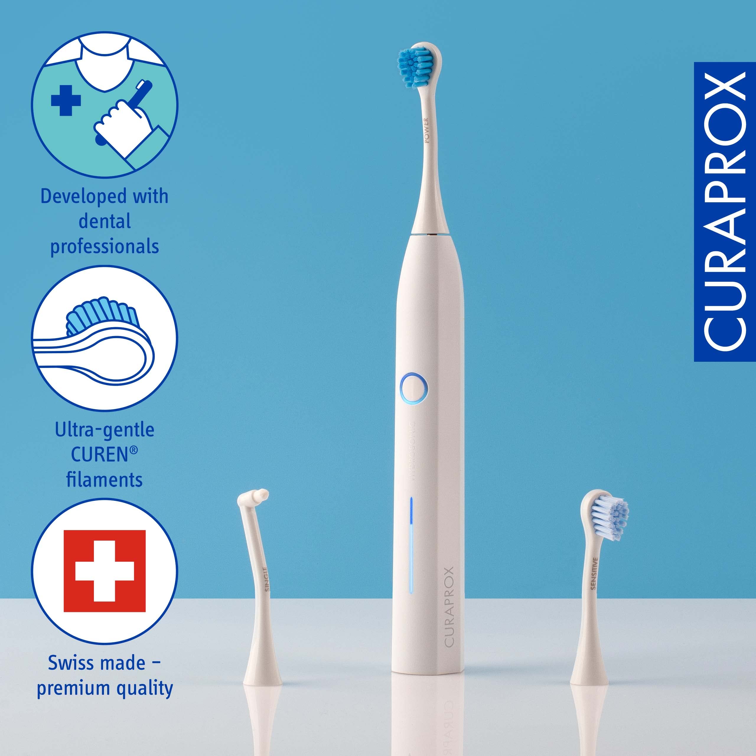 Curaprox Hydrosonic Pro branding and logo