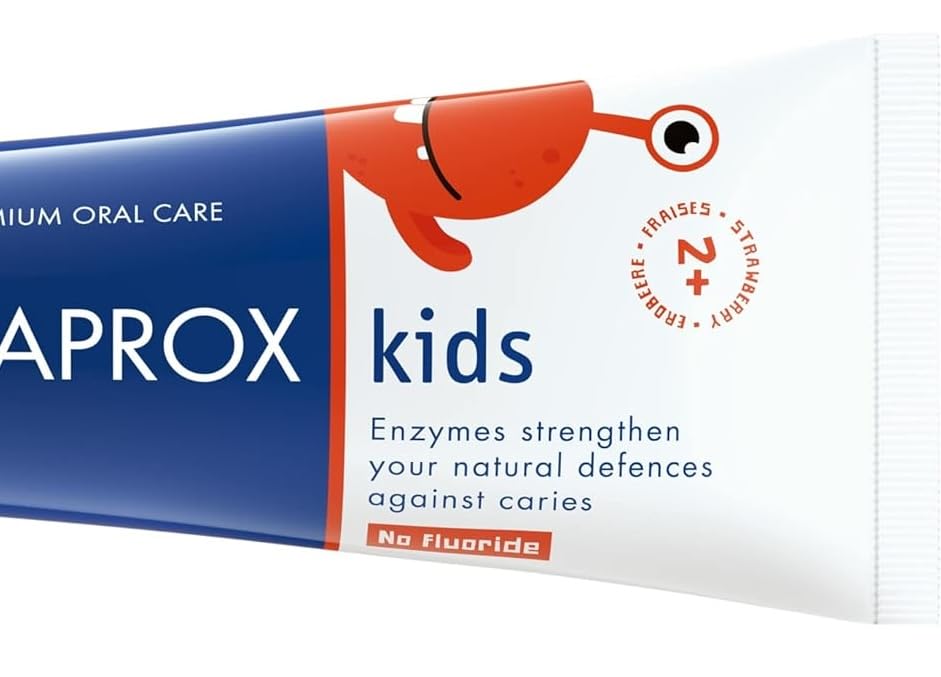 Curaprox Kids Strawberry Fluoride-Free Toothpaste bottle 60ml