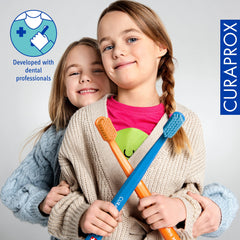 Single-pack Curaprox Kids Toothbrush in packaging