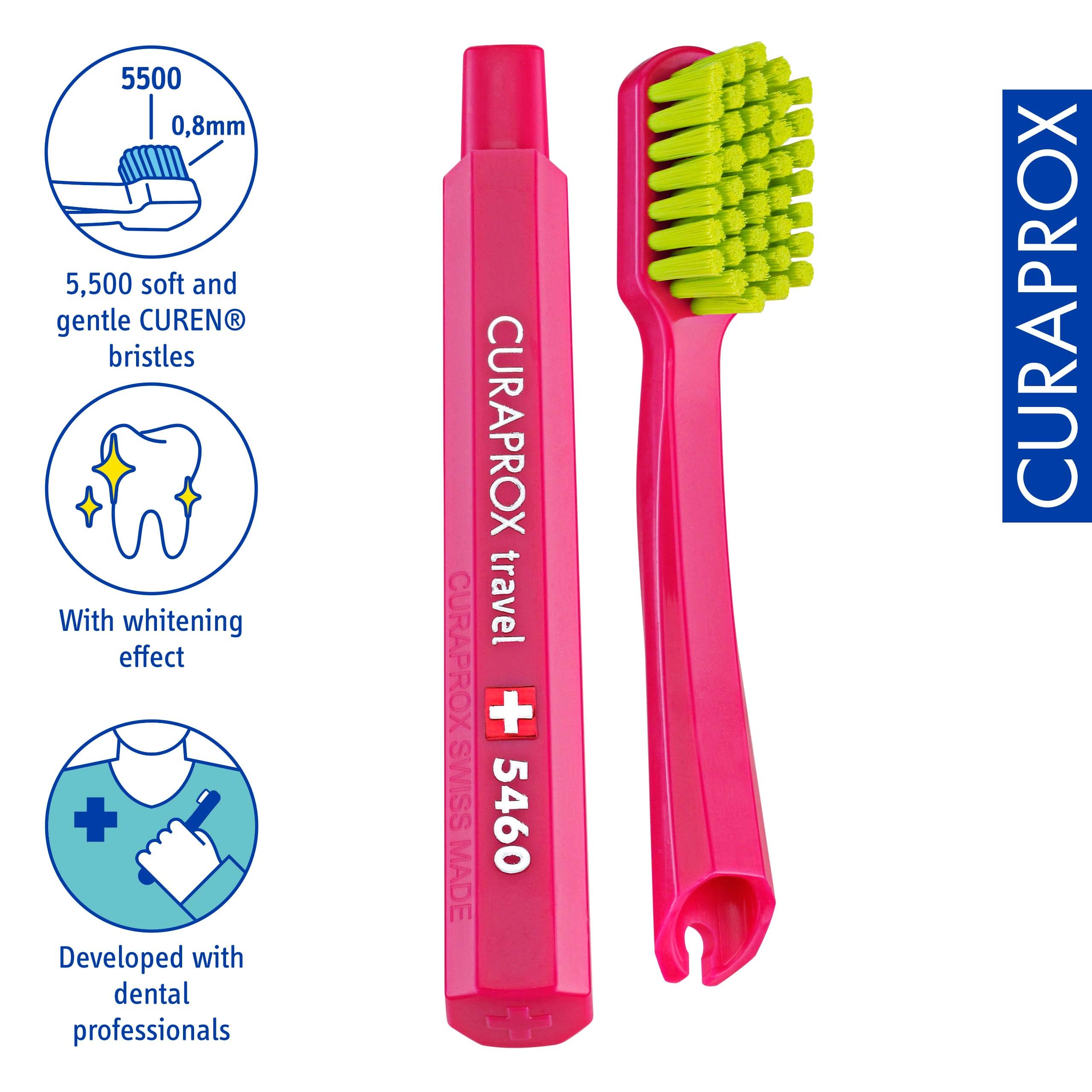 CPS Prime interdental brushes size 07 red and 09 yellow