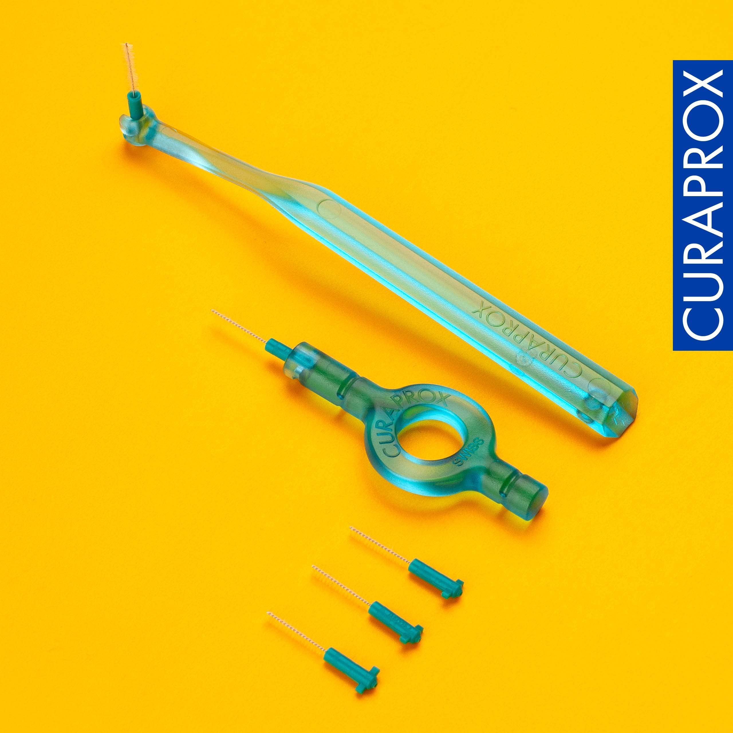 Ultra-fine bristles with umbrella effect for interdental cleaning