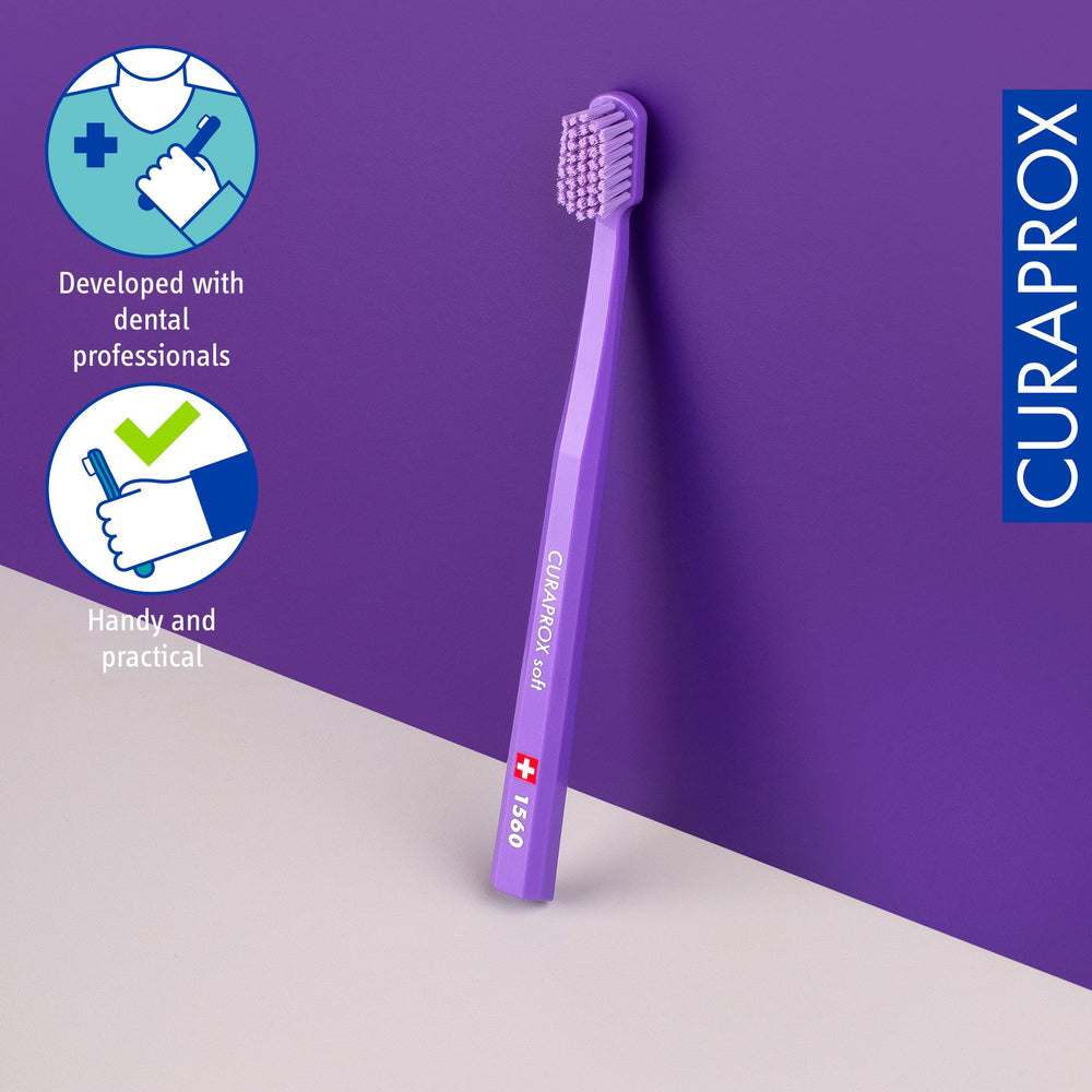 Curaprox CS 1560 violet brush product photo