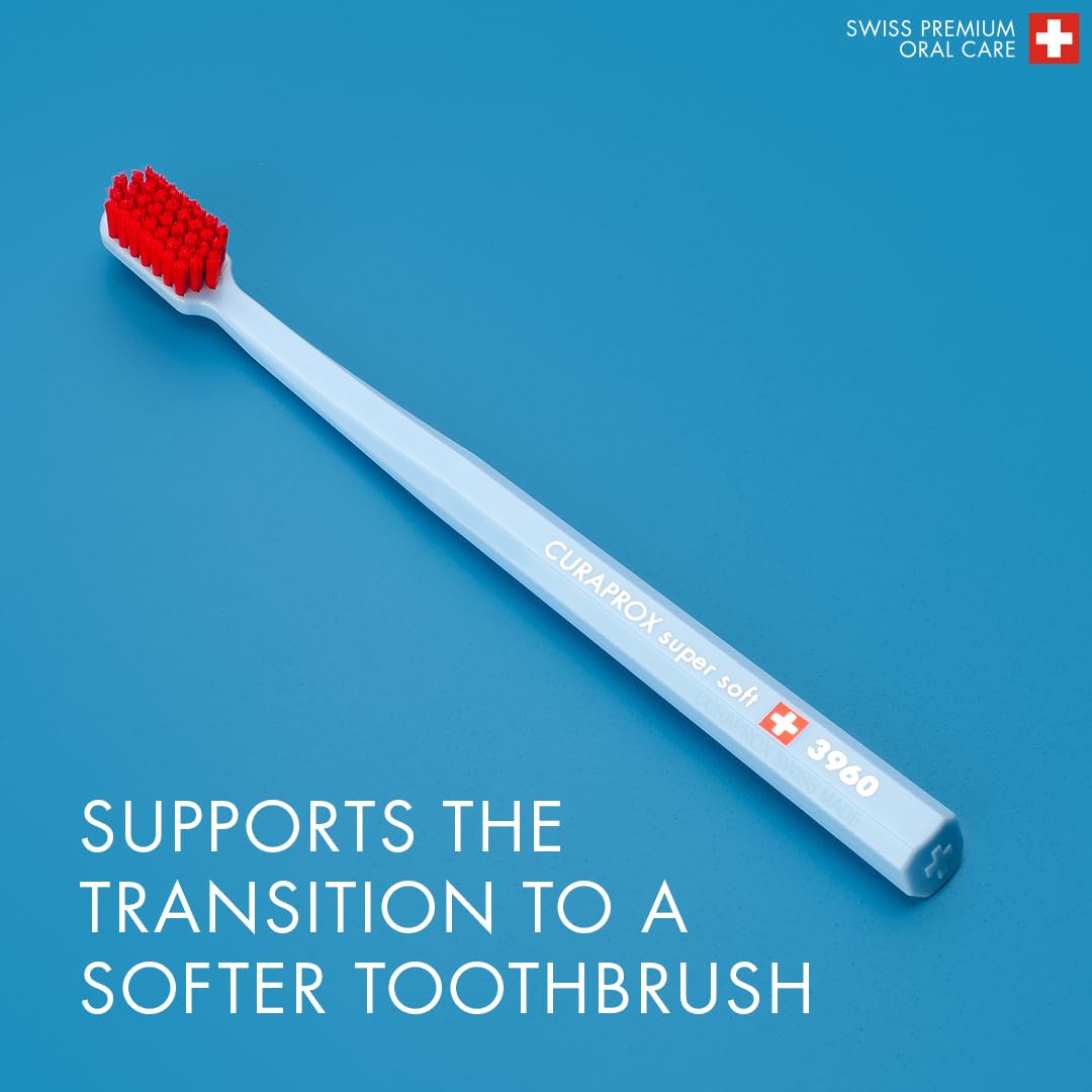 Soft toothbrush designed for adult gum care