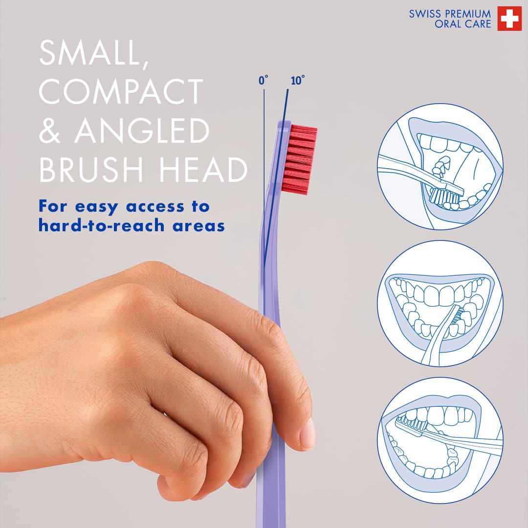 Gum care toothbrush aiding enamel protection