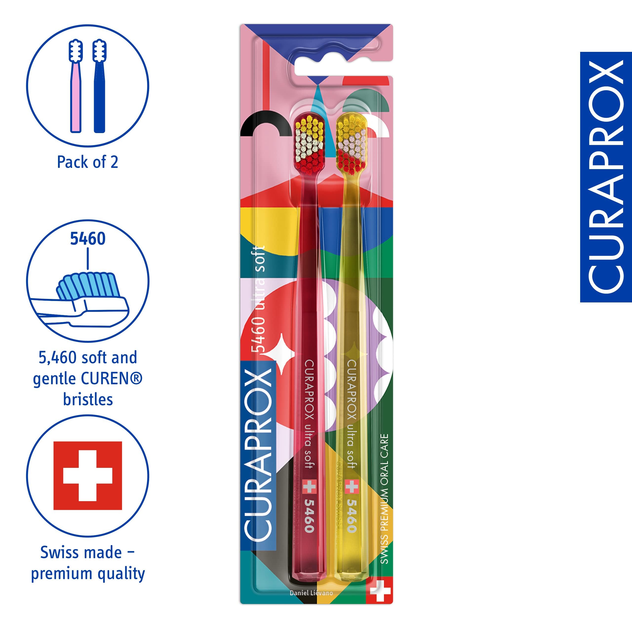 Close-up of 5,460 ultra-fine CUREN bristles