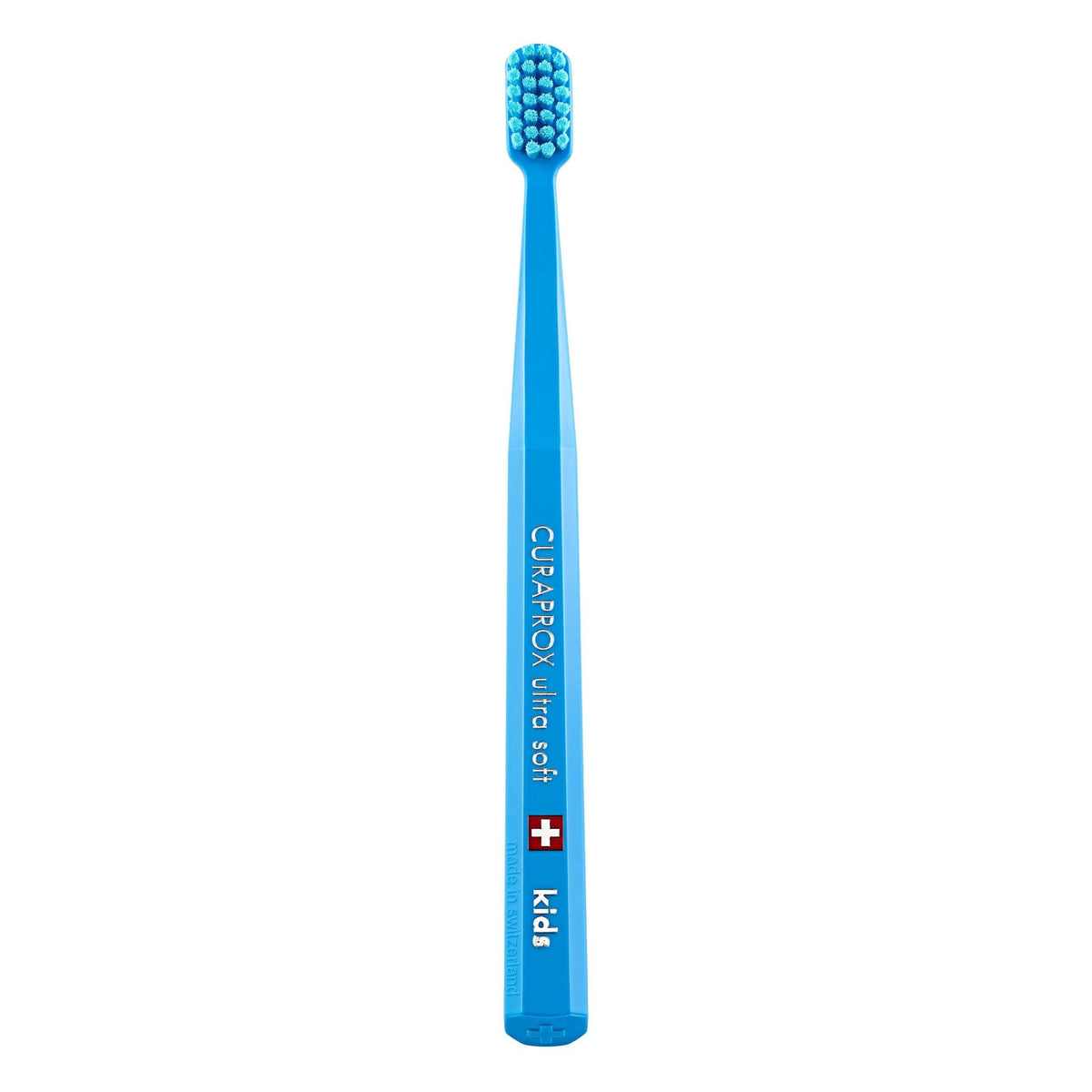 Curaprox CS Kids Toothbrush Blue with compact head for ages 4-12