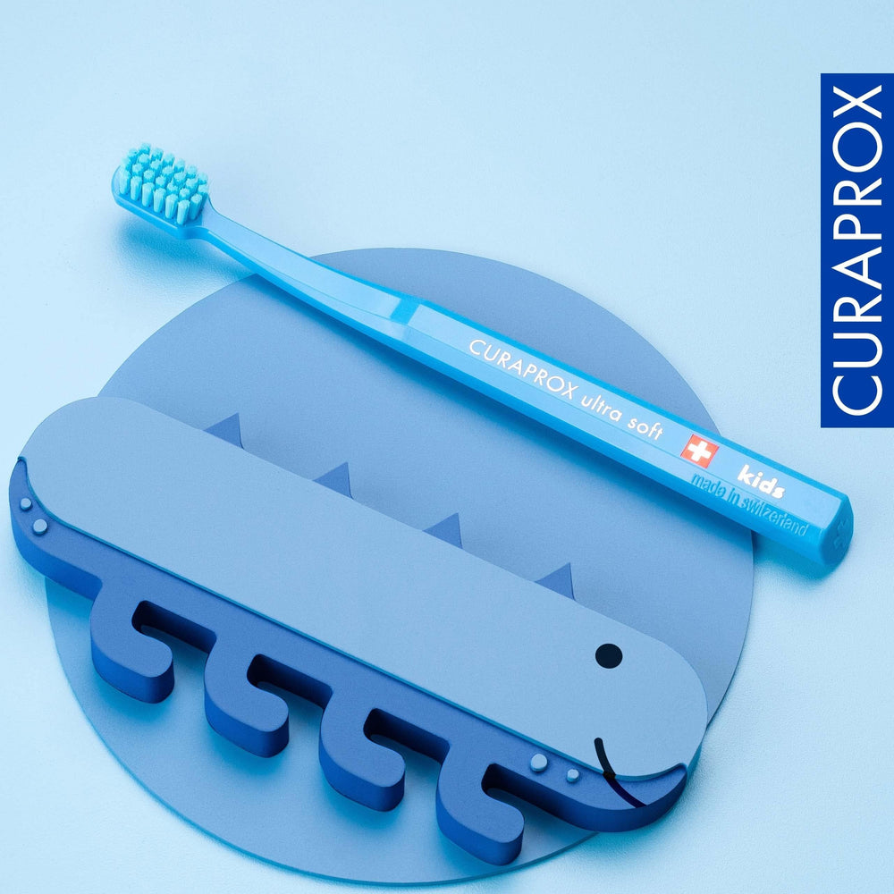 Switzerland-made Curaprox Kids Toothbrush Blue, BPA-free