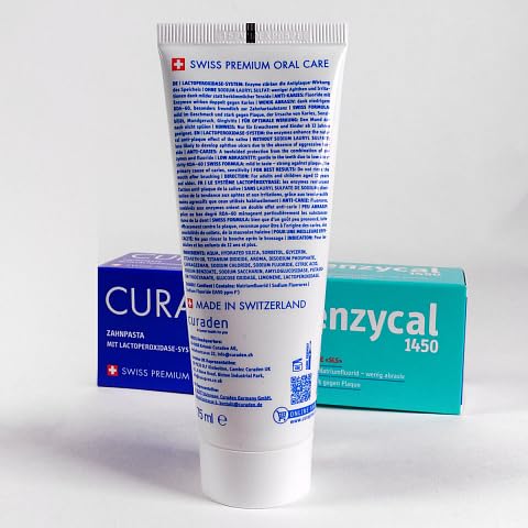 Family-friendly Curaprox Enzycal toothpaste for daily use