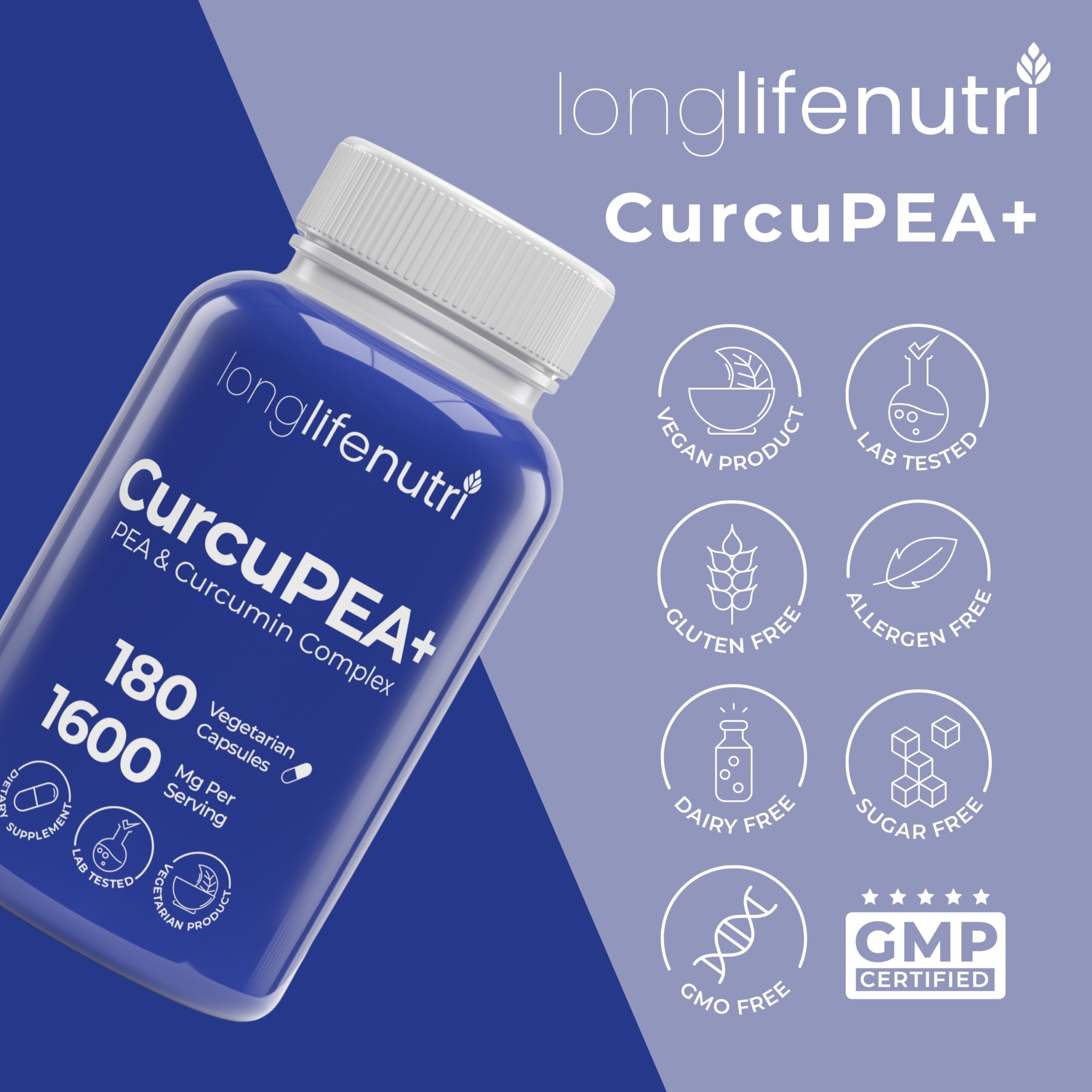 One-year premium pill organizer included with CurcuPEA+