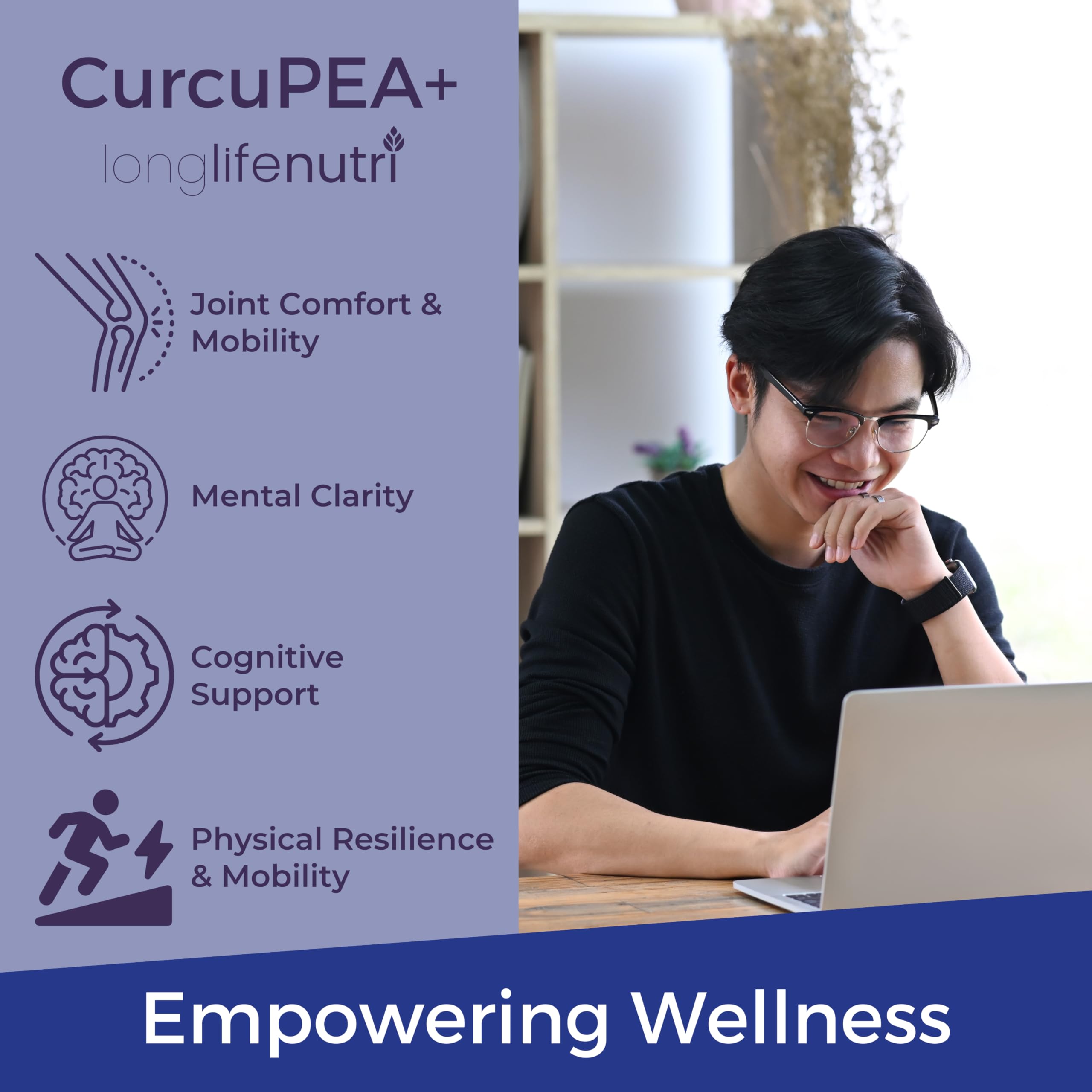 Vegan capsules of CurcuPEA+