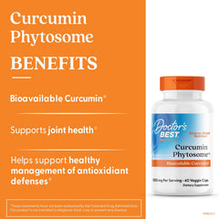 Curcumin capsules highlighting joint support benefits