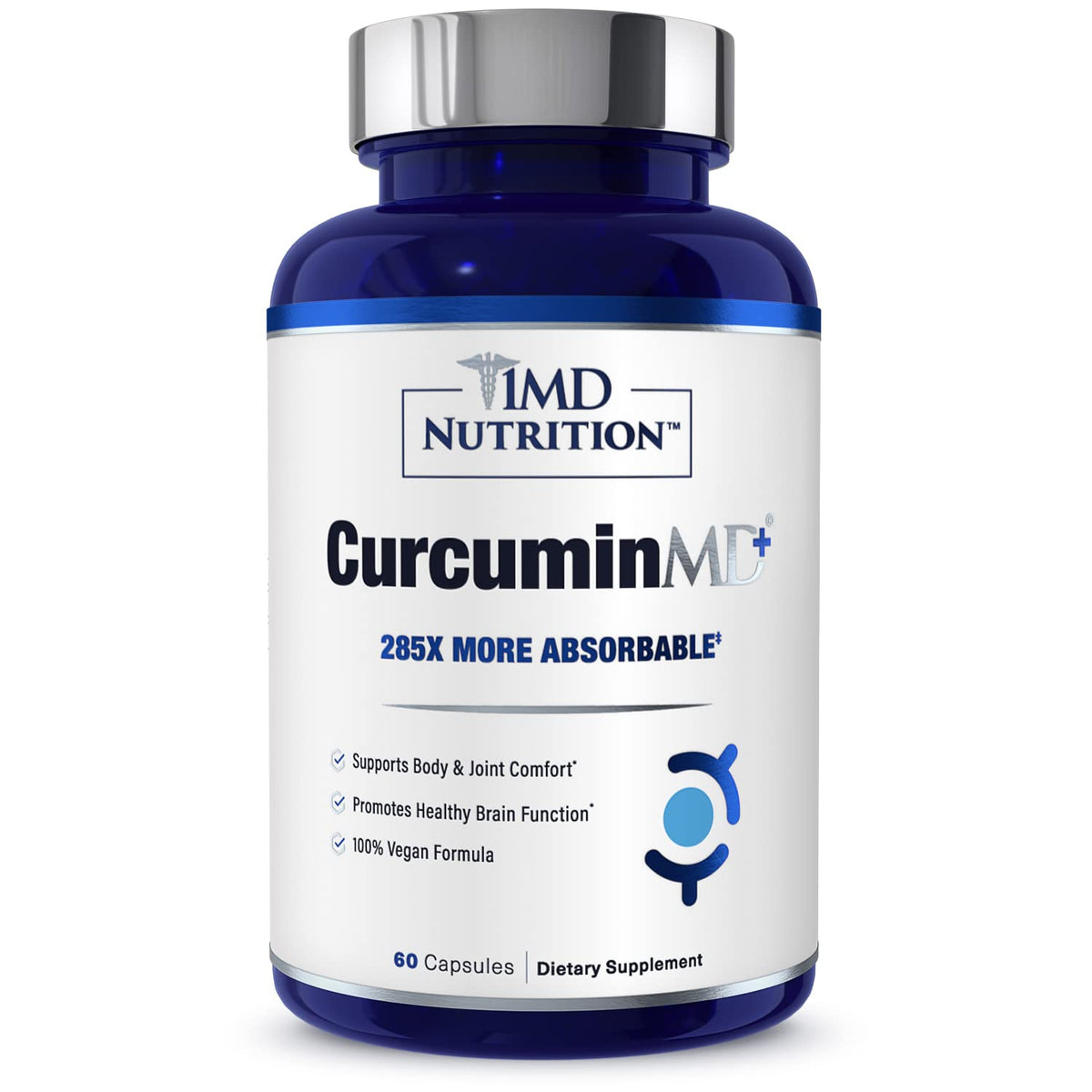 1MD CurcuminMD Plus bottle label