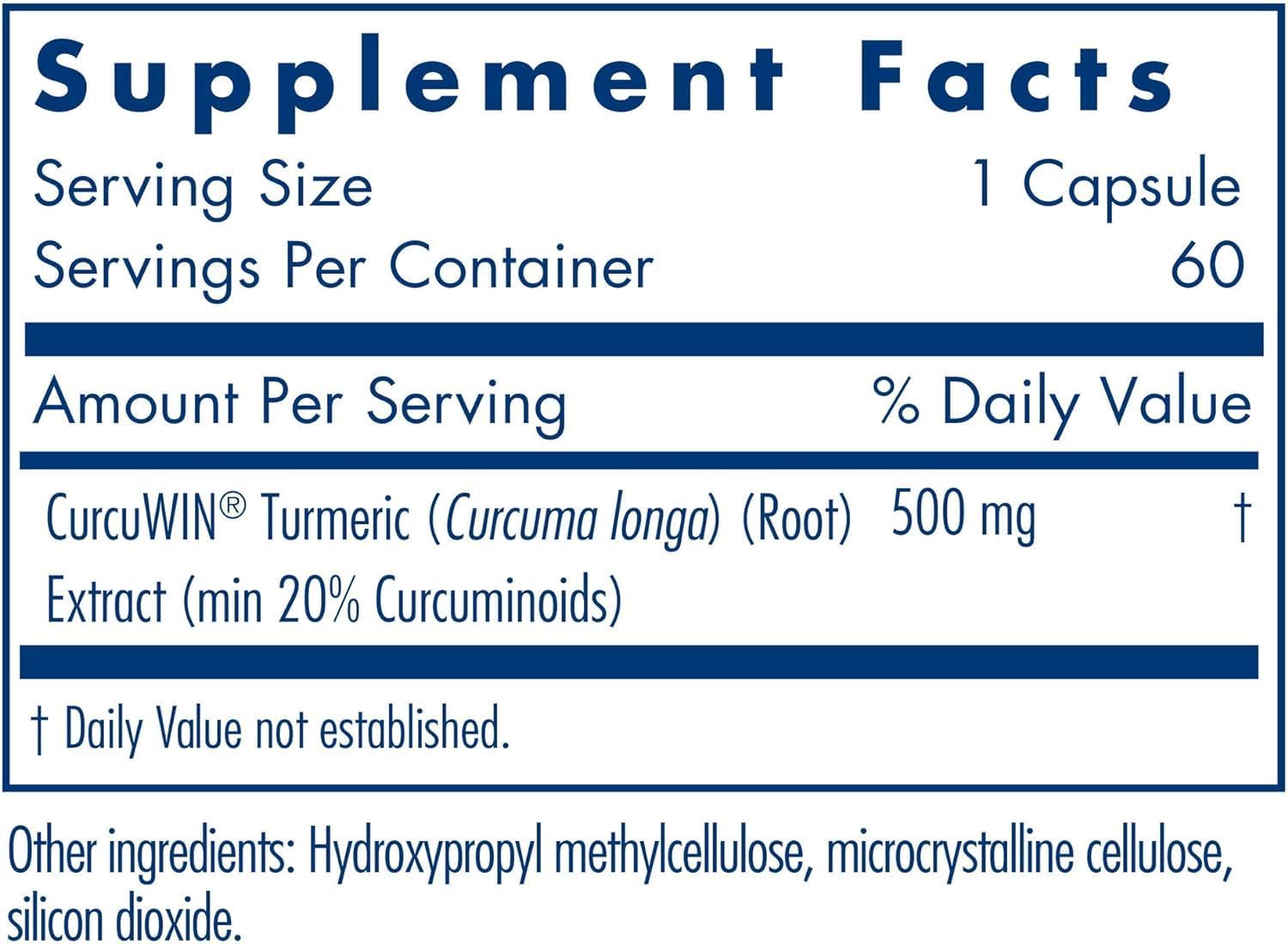 CurcuWIN 500 vegetarian capsules
