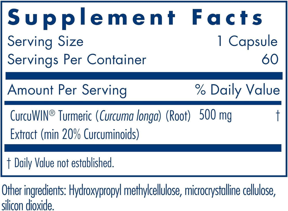 CurcuWIN 500 vegetarian capsules