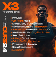 Natural Peach-Mango flavored colostrum powder