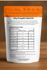 Back view of the bottle showing ingredients and supplement facts