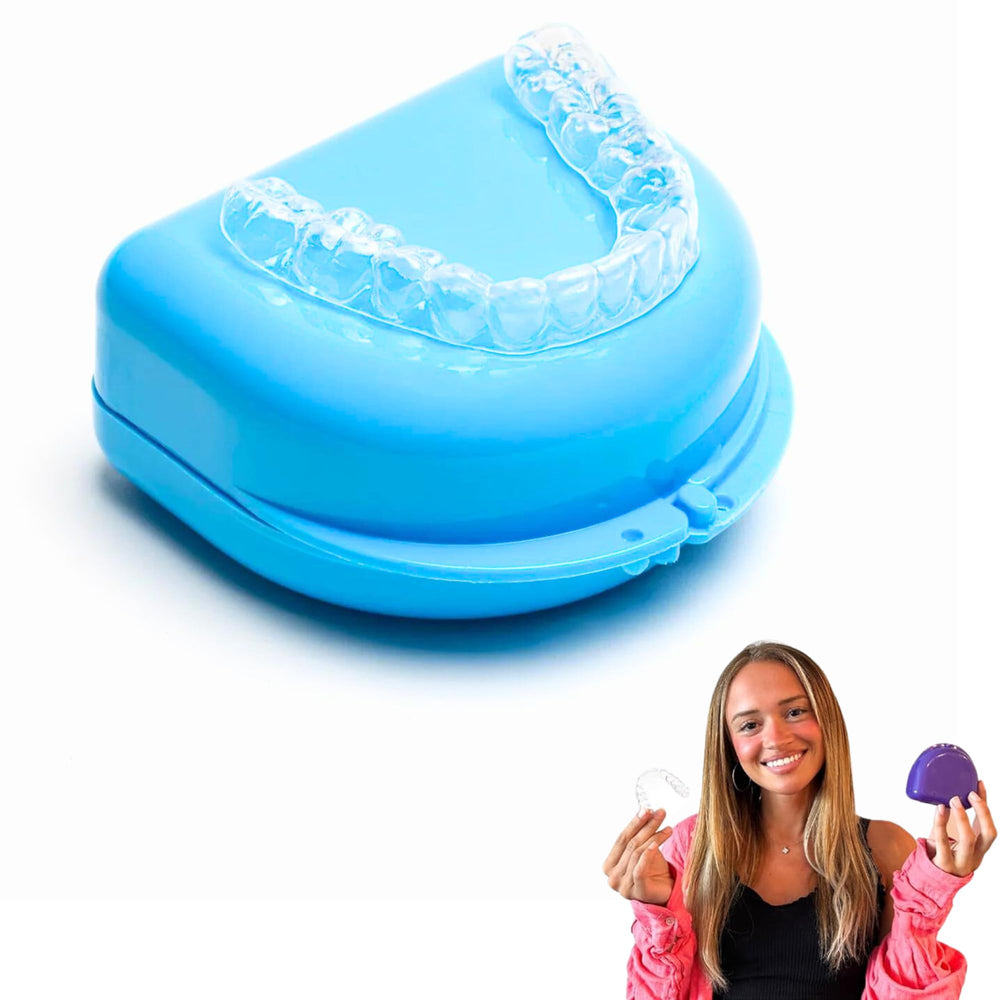 Lower clear dental retainer at-home kit packaging