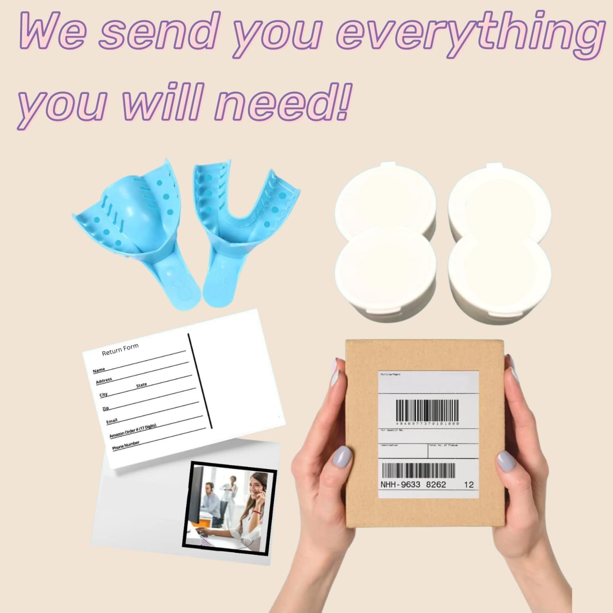 Affordable, dental-grade lower retainer at home