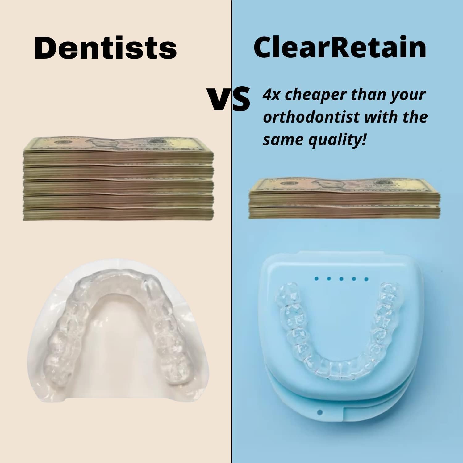 Replacement/back-up lower clear retainer set