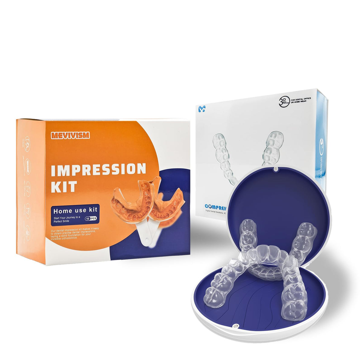 Custom night guard designed for bruxism and grinding.