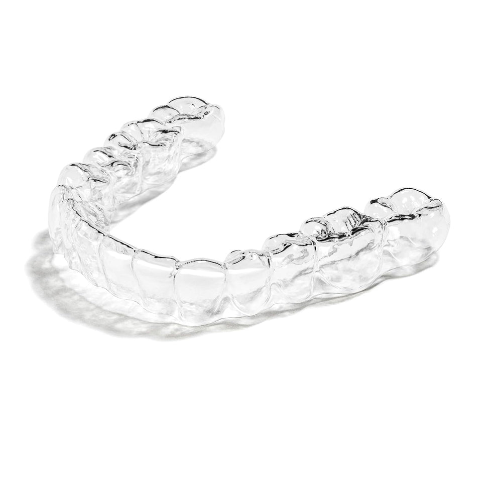 Custom clear dental retainer for both upper and lower teeth set
