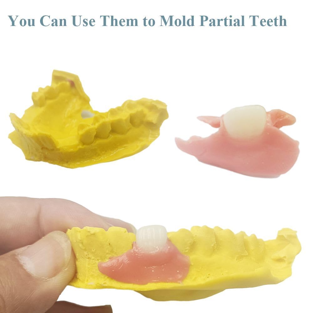 Customizable teeth set for dentures