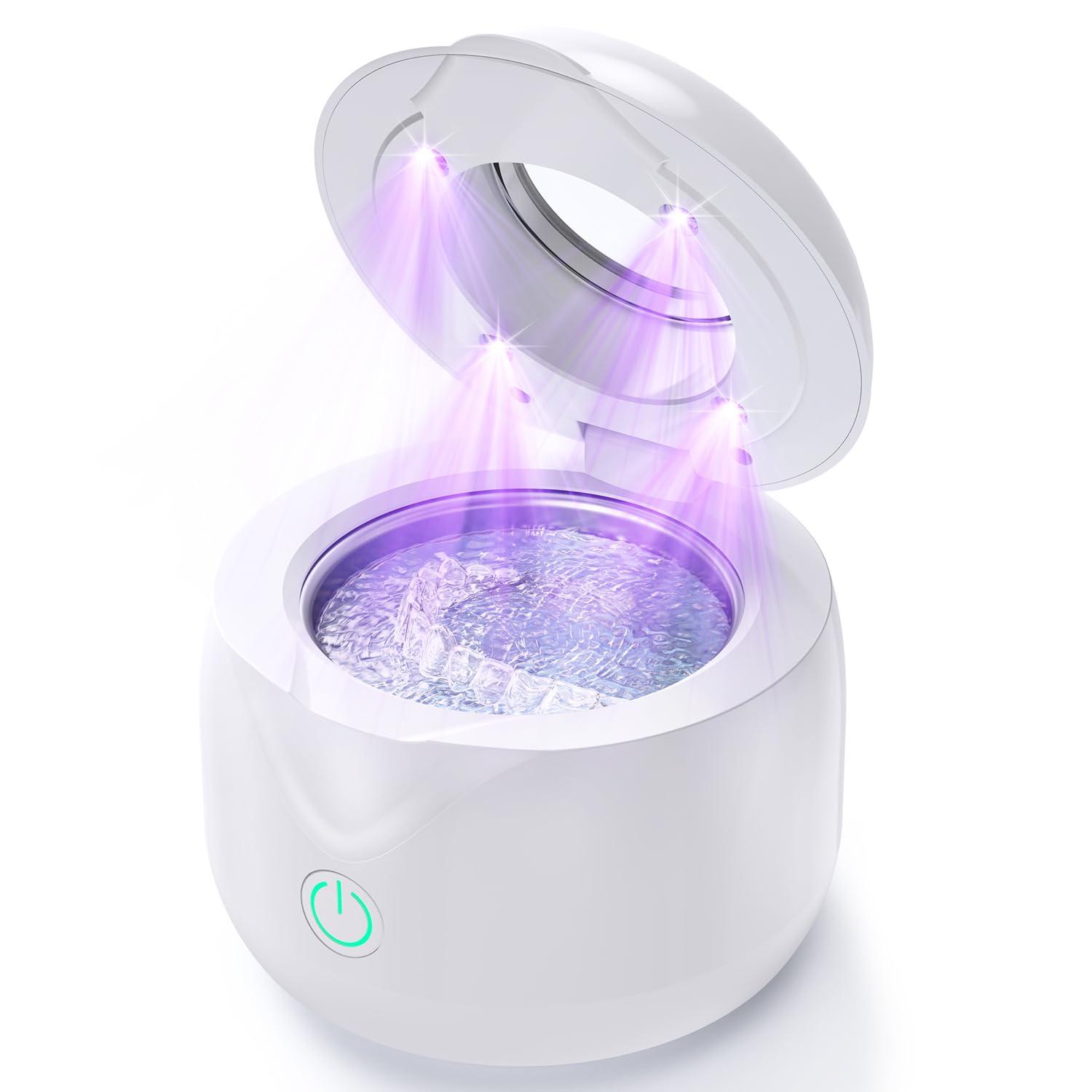 CXRUY Ultrasonic Retainer Cleaner white front view