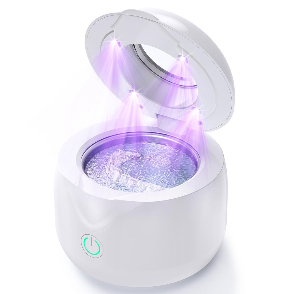 CXRUY Ultrasonic Retainer Cleaner white front view