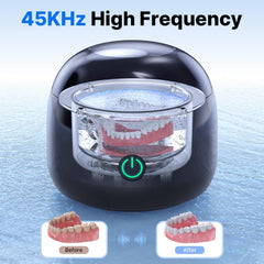 Device with four UV lamps illuminated for sterilization