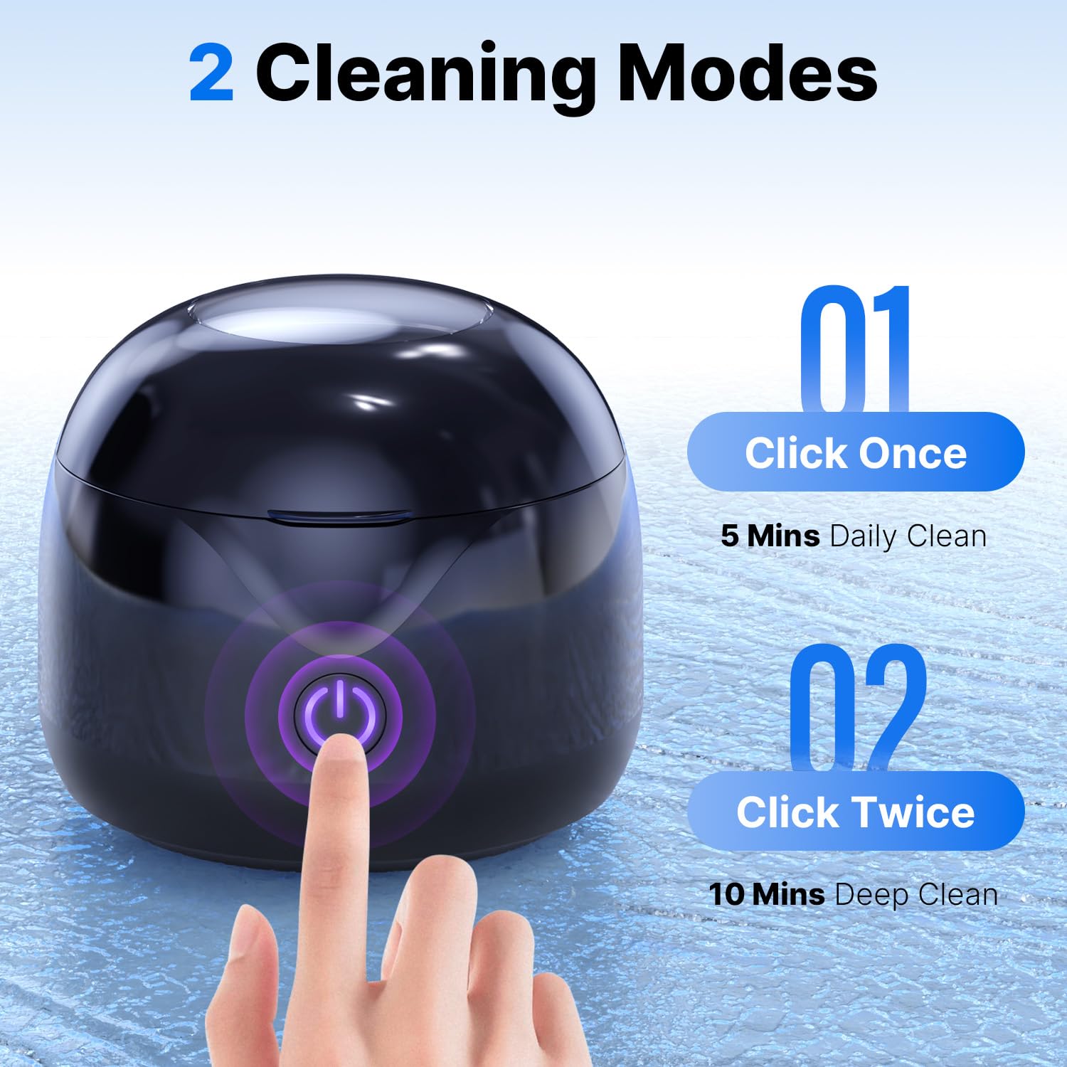 Compact travel-friendly design of the cleaner