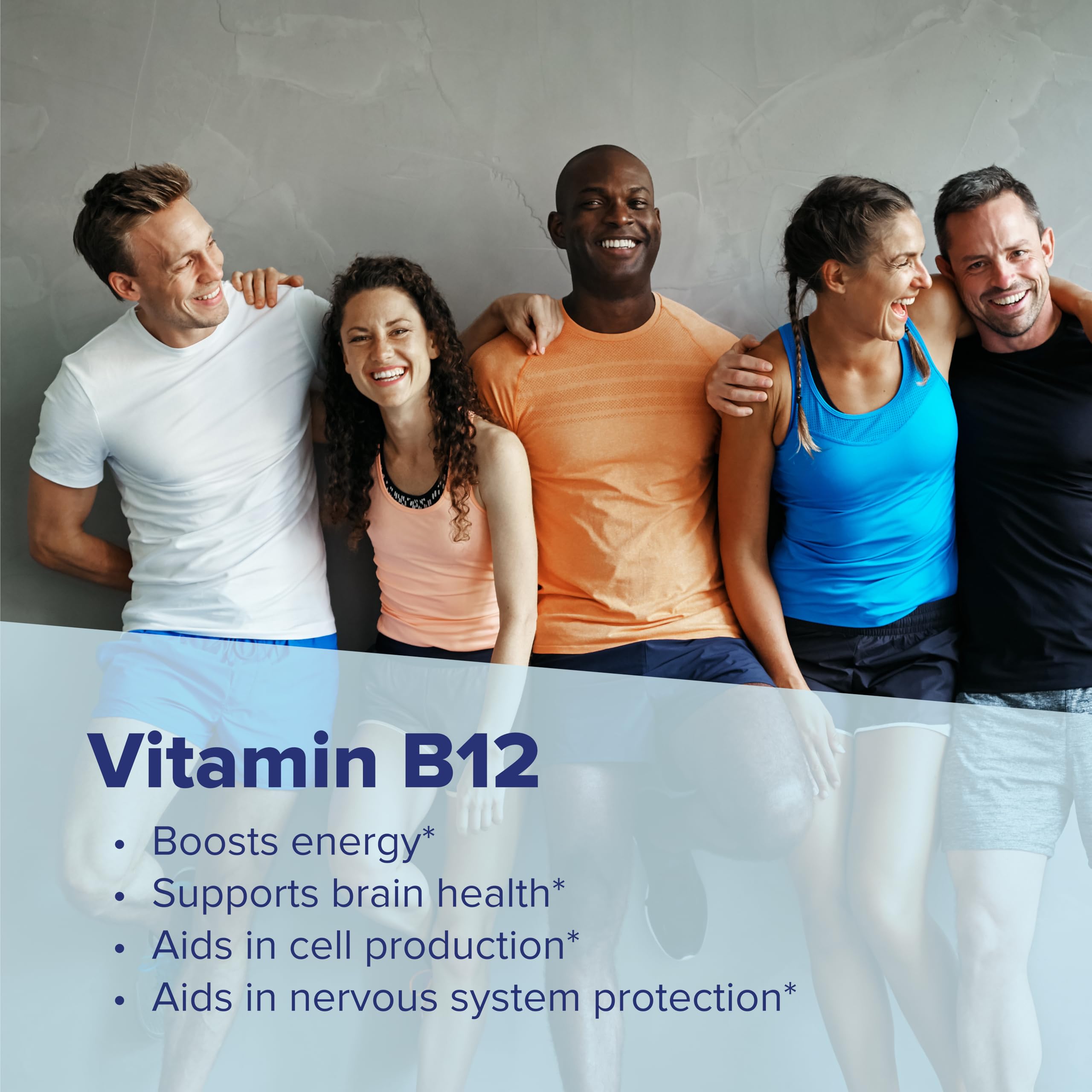 Cyanocobalamin B-12 non-GMO tablets in a package