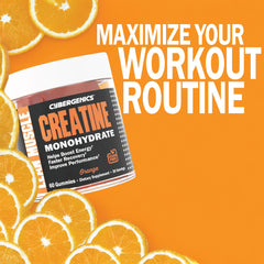 Supplement facts panel for Cybergenics Creatine Monohydrate Gummies