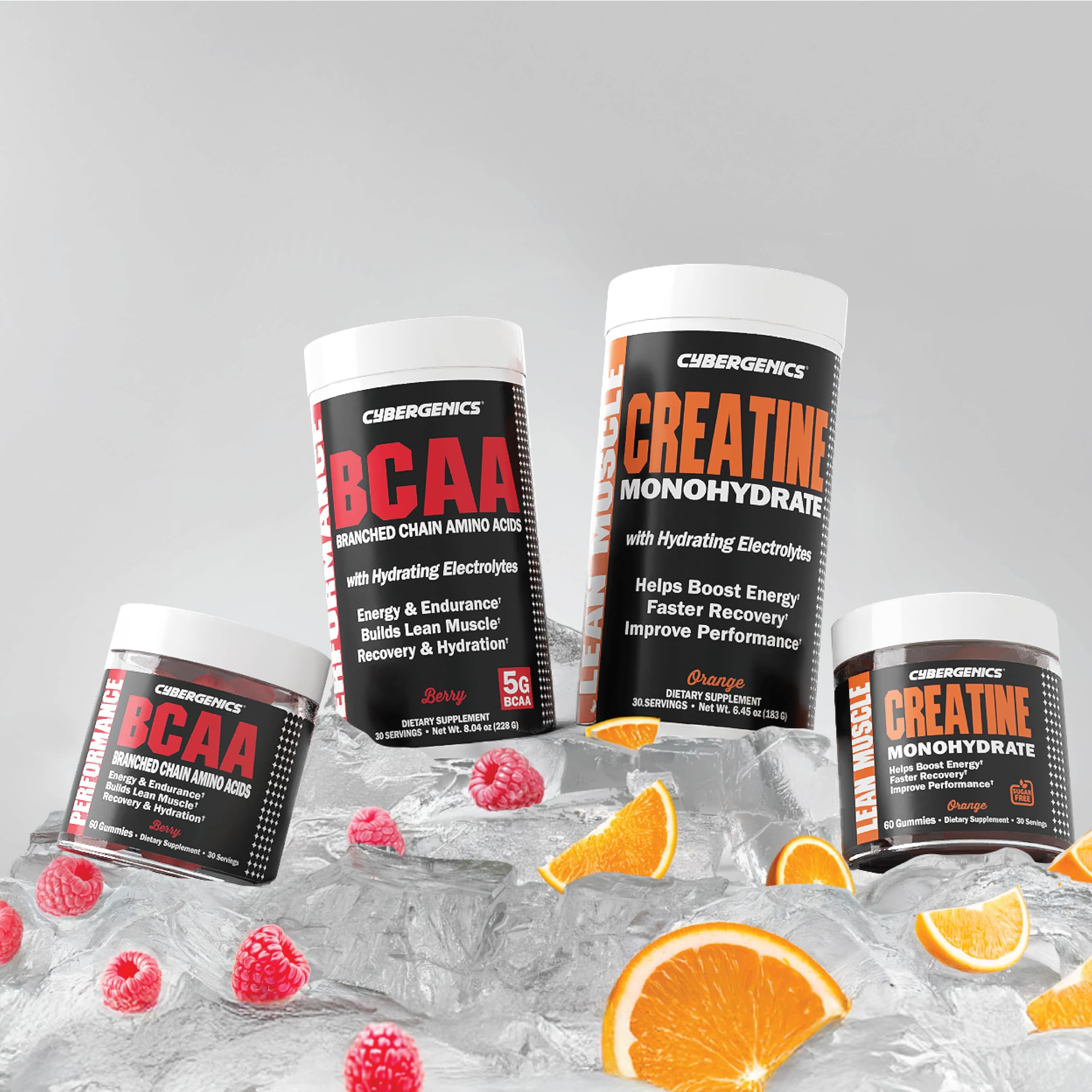 Packaging box and bottle of Cybergenics Creatine Monohydrate Gummies