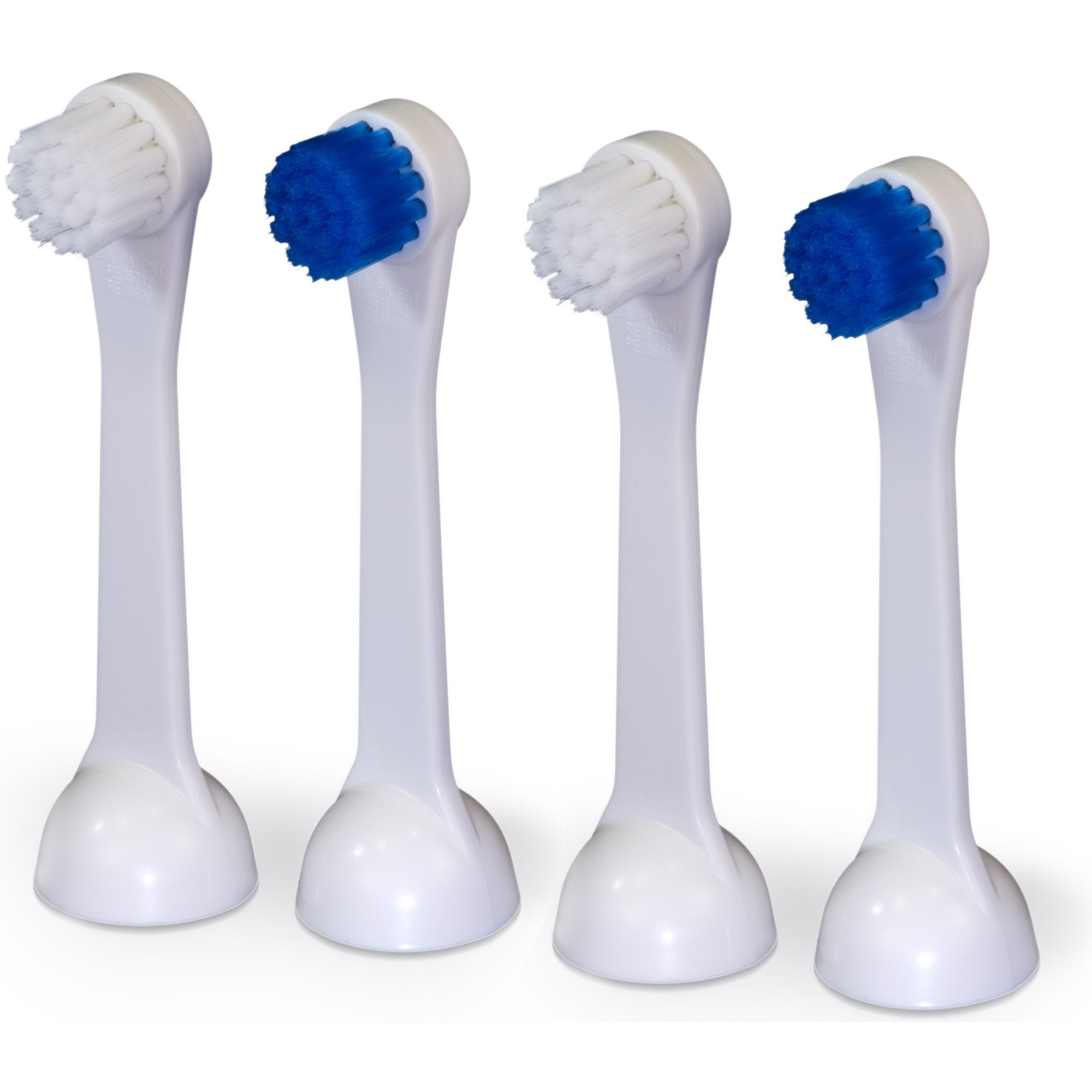 Cybersonic Classic Compact Replacement Brush Heads 4 Pack, compatible with all Cybersonic Electric Toothbrushes