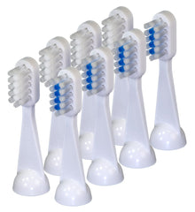 Cybersonic Traditional replacement brush head 8-pack - front view