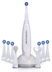 Cybersonic3 electric toothbrush with compact charging base