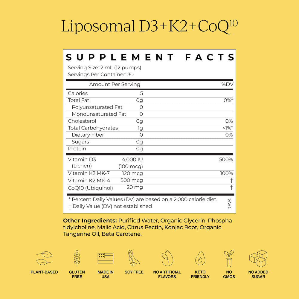 Two-pack packaging for Cymbiotika Vitamin D3 + K2 + CoQ10