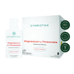 CYMBIOTIKA Liposomal Magnesium L-Threonate 1300 mg vanilla liquid pouch