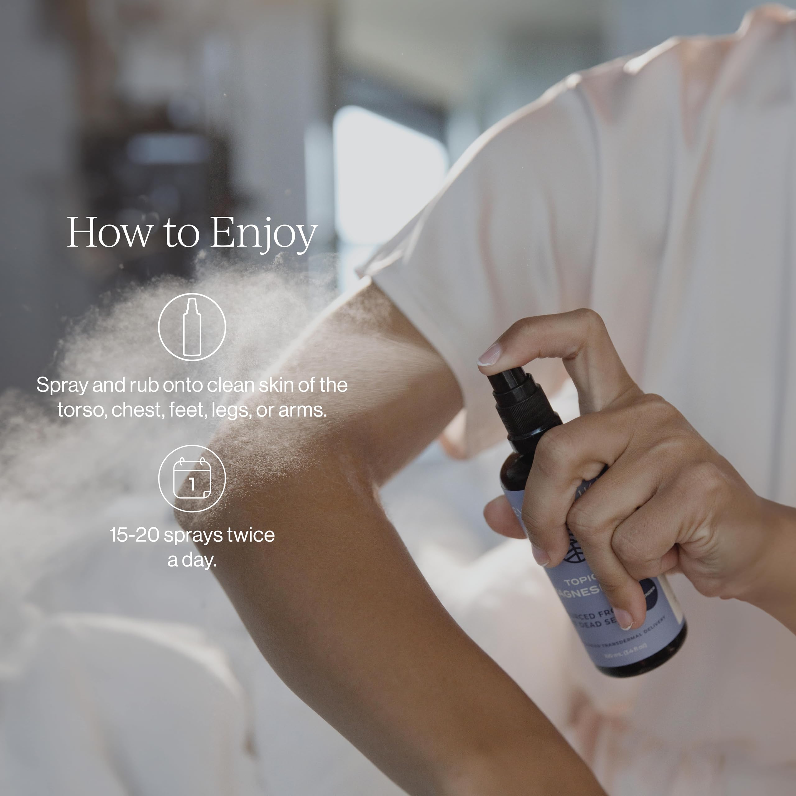 Close-up of Lavender and Aloe Vera in CYMBIOTIKA Magnesium Oil Spray