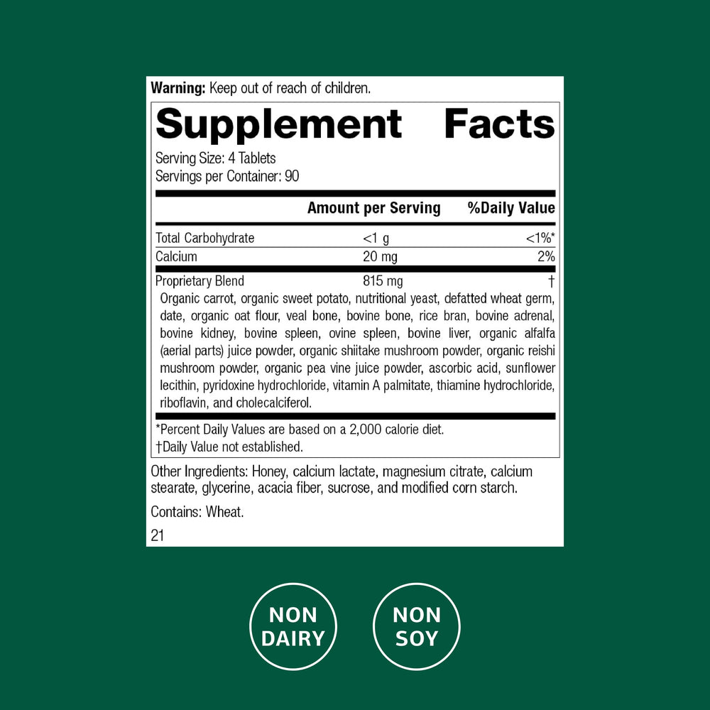 Reishi mushroom powder used in Cyrofood