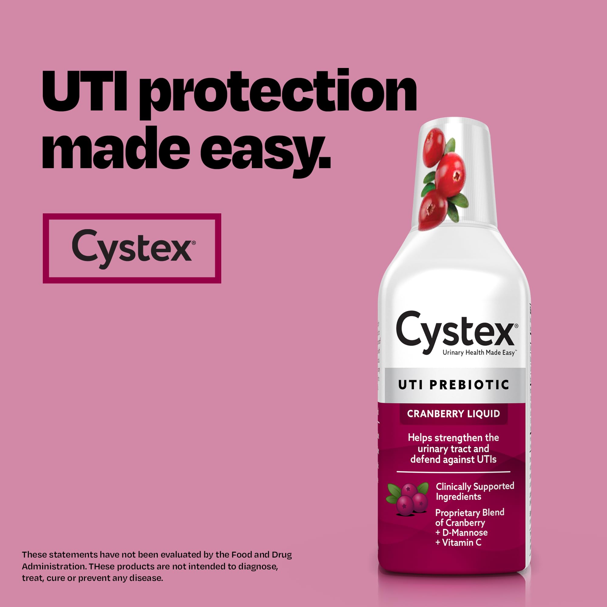 Cranberry prebiotic blend within the formula