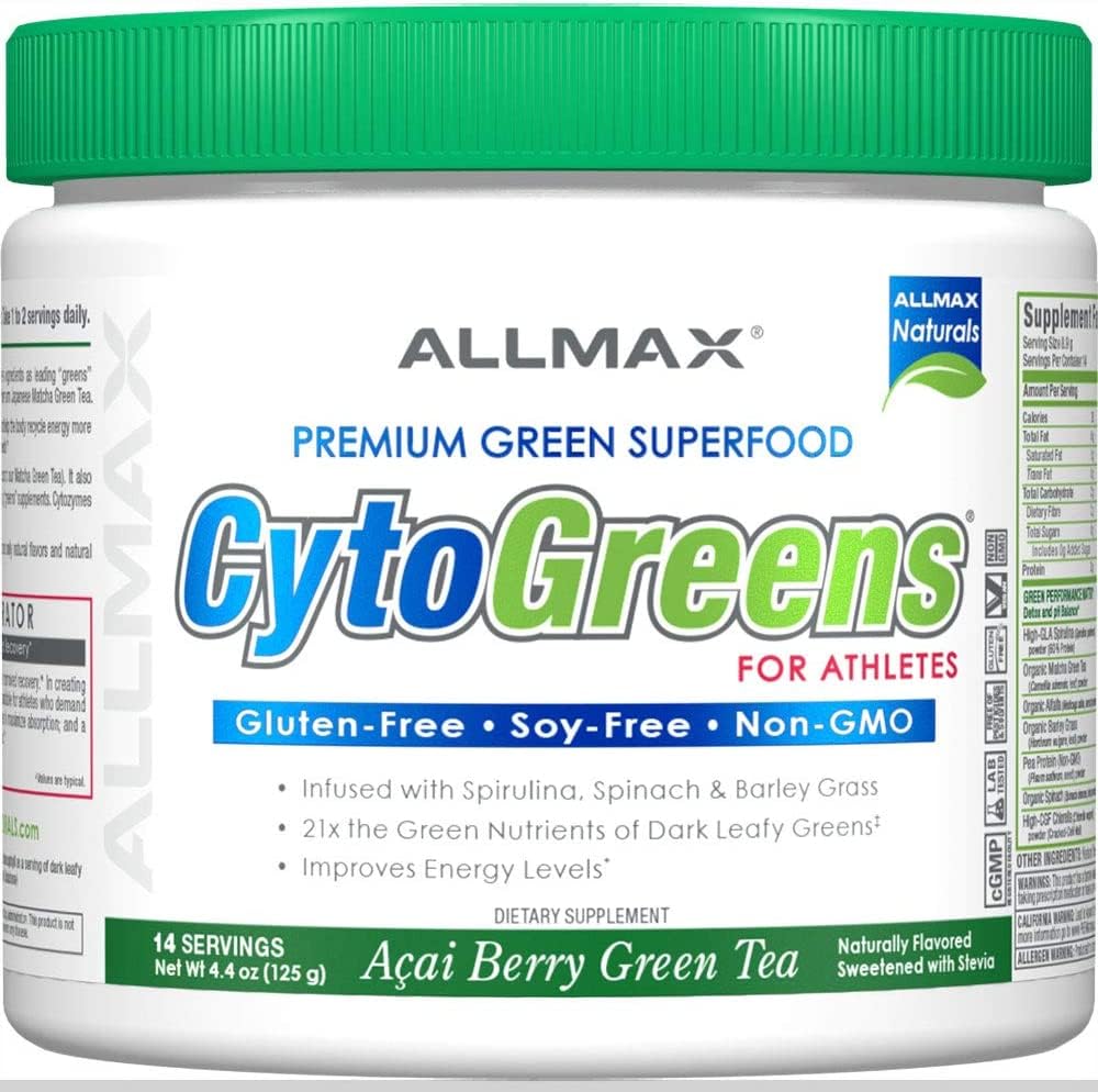 Energy and endurance support from Cytogreens blend