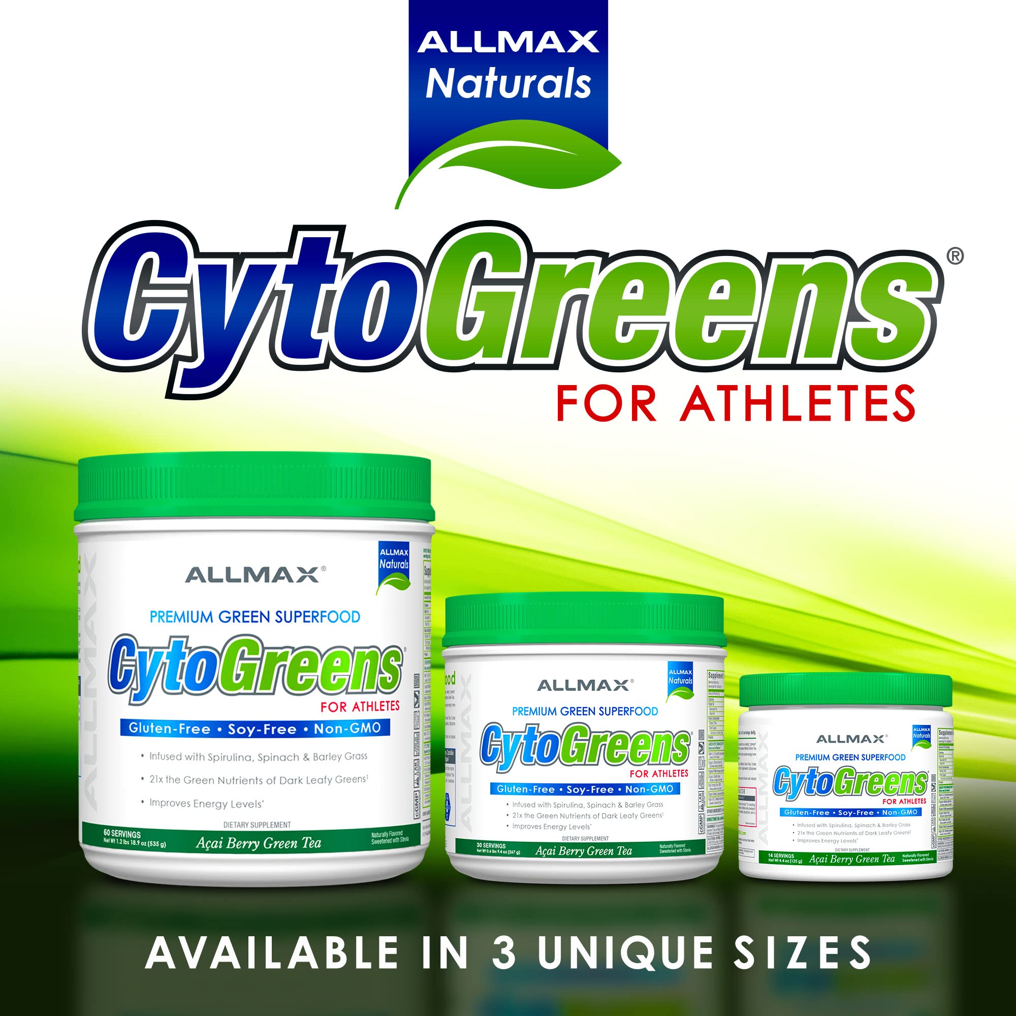 Vegan-friendly Cytogreens powder