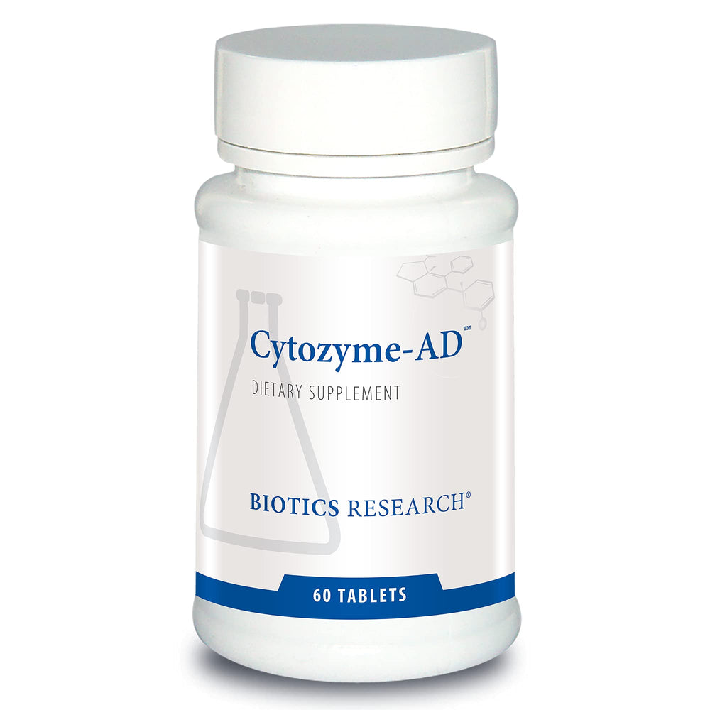 Cytozyme AD 60 tablets bottle front view