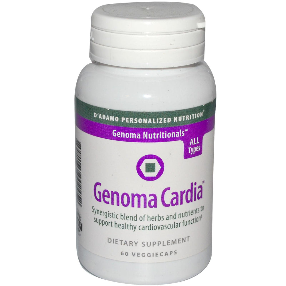 D'Adamo Genoma Cardia 60 Vcaps bottle