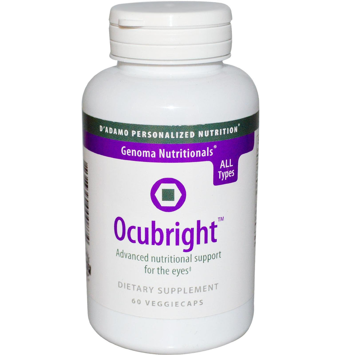 D'Adamo Ocubright 60 Count bottle
