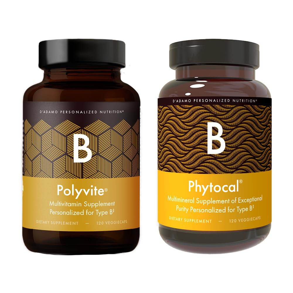 D'Adamo Optimal Health Stack for Blood Type B packaging