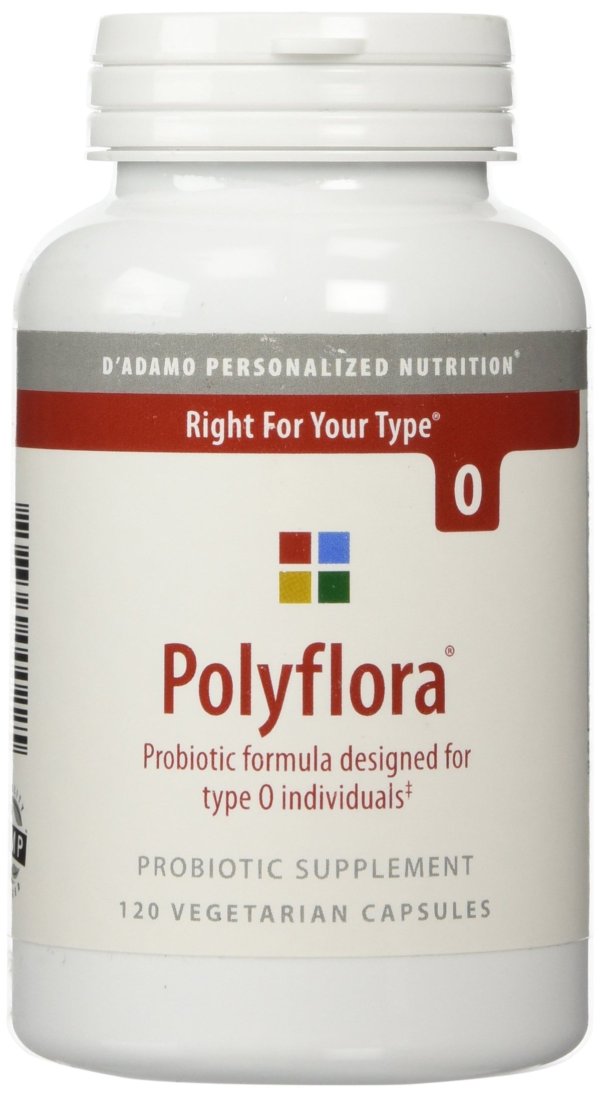 D'Adamo Polyflora O bottle label