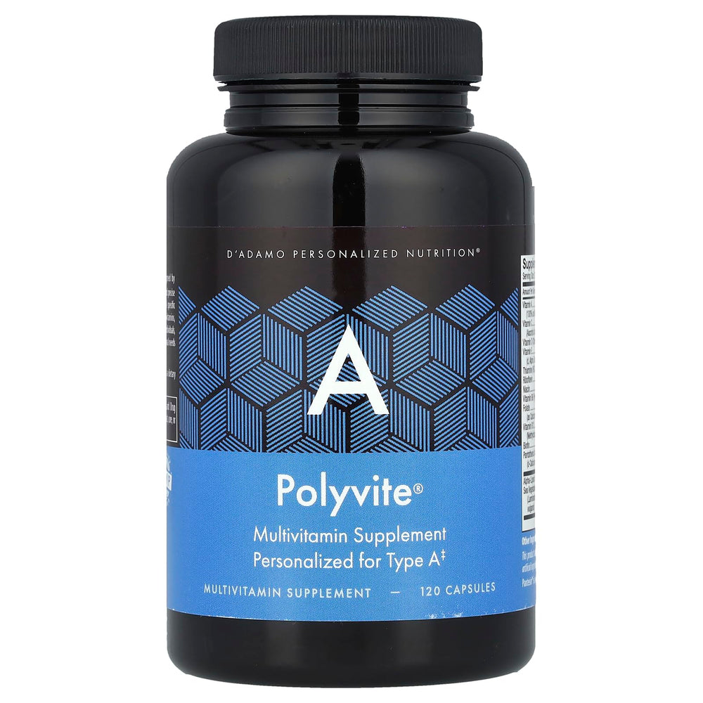 D'Adamo Polyvite A 120 Count bottle