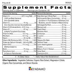 Polyvite B multivitamin for Blood Type B